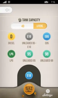 Gas Now android App screenshot 3